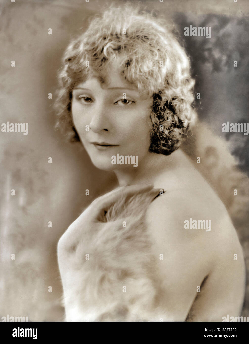 Stummfilm Schauspielerin Cleo Madison, Kopf und Schultern Werbung Portrait, Fotografie von Evans Studio L.A., 1910 Der Stockfoto