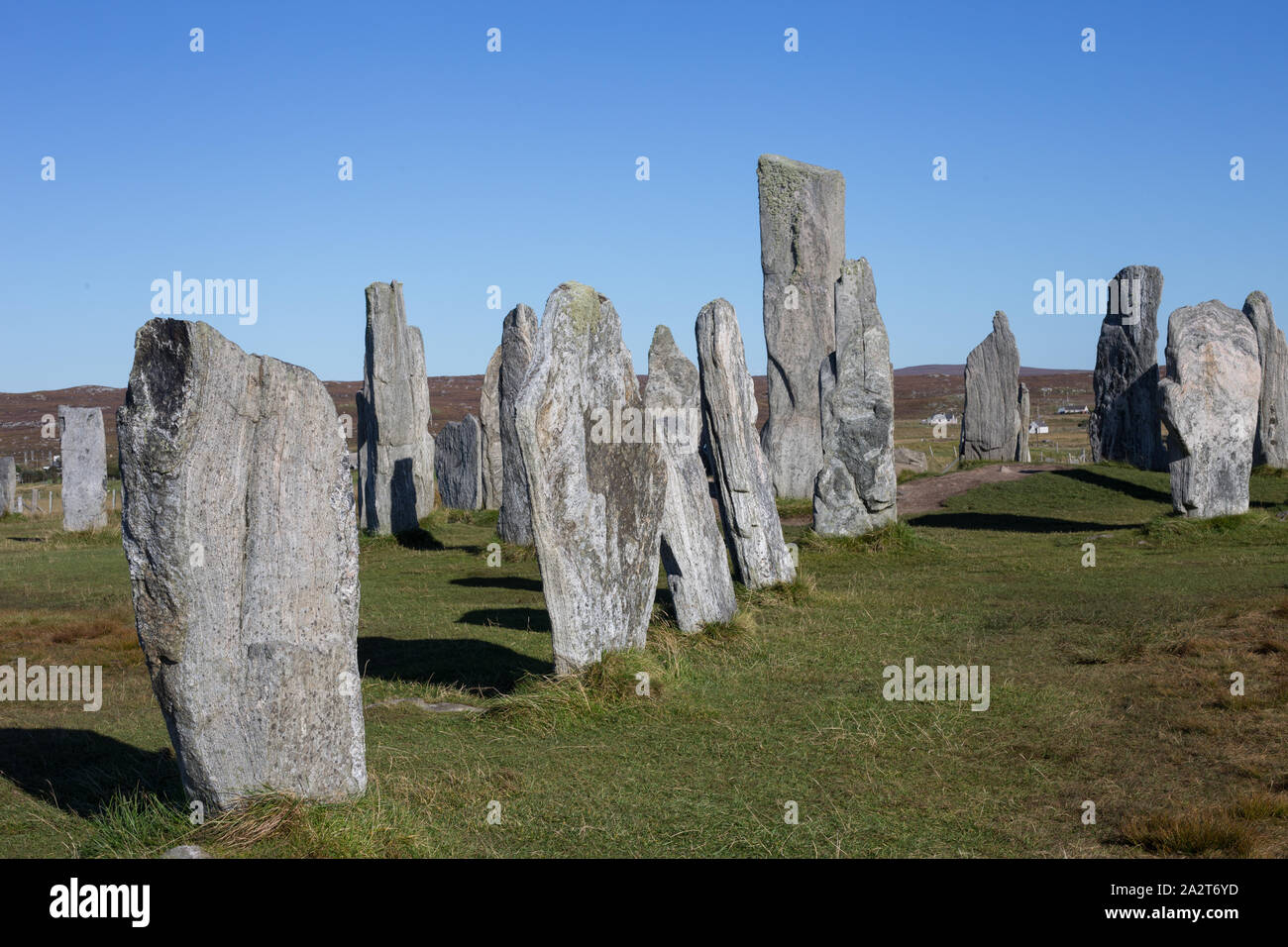 Die callanish Stones, Isle of Lewis, Äußere Hebriden Stockfoto