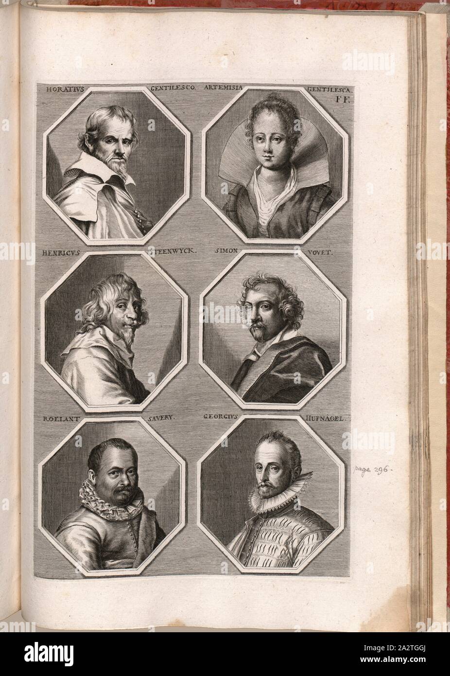 Horace Gentilesco Artemisia Gentilesca Henry Steenwyck Simon Vouet, Roelant Savery, Thomas Staudinger, Portrait von Orazio Gentileschi, Artemisia Gentileschi, Hendrick van Steenwyck, Simon Vouet, Roelant Savery, joris Hoefnagel, Datum geschätzt, Abb. 29, FF, nach S. 424, 1774, Joachim von Sandrart: Teutsche Academie der Bau-Bildhauer- und Maler-Kunst: Worinn sterben Regeln und Lehrsätze of this Künste gegeben, nicht weniger zu sterben mehrerer Erläuterung und Beispiele Beispiele der alten und neuen Künstler in Kupfer beygefüget worden, wie solche in Rom auf das genaueste abgezeichnet sind: nebst den Stockfoto