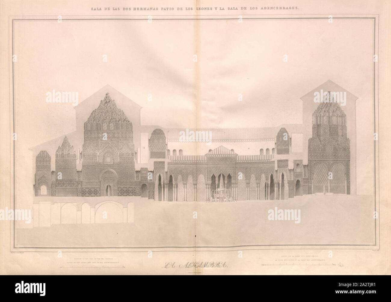 Alhambra Sala De Las Dos Hermanas Stockfotos und bilder Kaufen Alamy