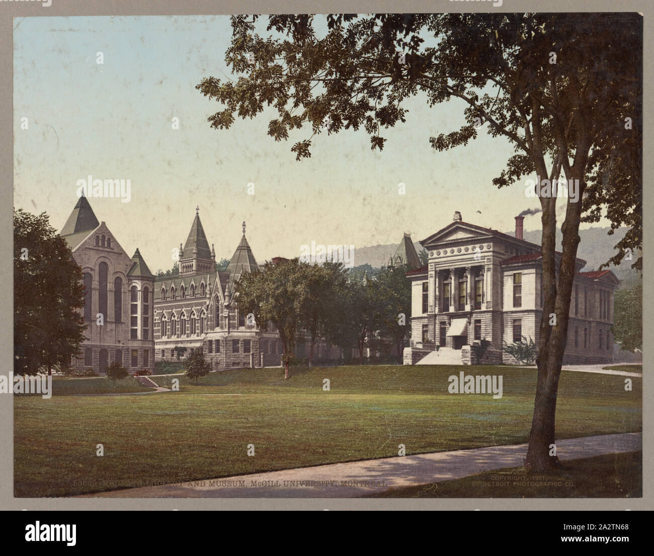 Redpath Bibliothek und Museum, McGill University. Montreal Stockfoto