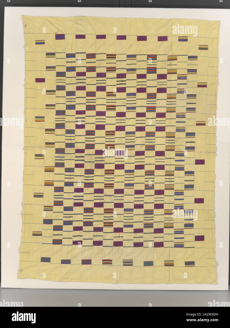 Die man-wrapper; Kente, Ewe, etwa 1900, Baumwolle, Höhe: 96, Breite:72-1/4 in, Textil und Mode Kunst Stockfoto
