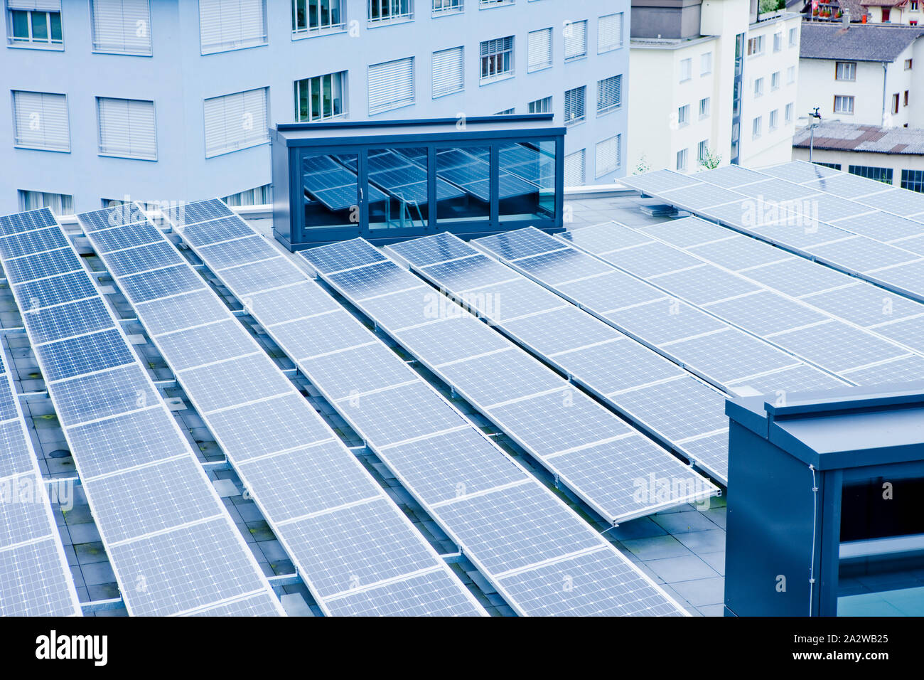 Umweltschutz - Solarenergie für eine sauberere Welt Stockfoto