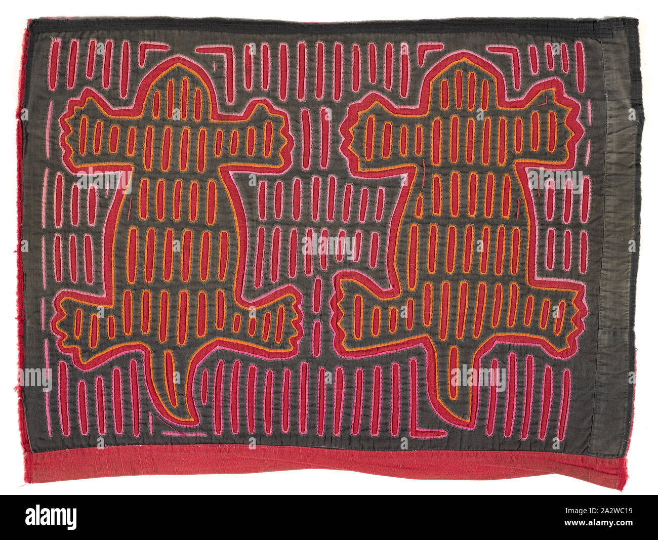 Shirt Panel (Mola), Kuna, ca. 1950 s, Appliqued cotton, 16-1/2 x 22 in., Textil und Mode Kunst Stockfoto