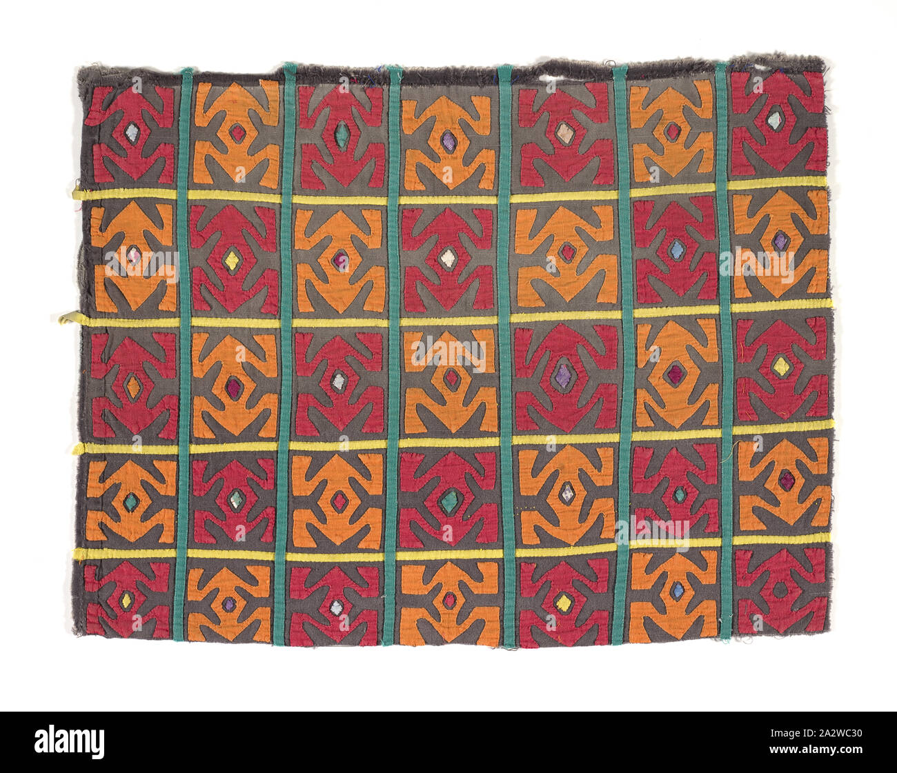Shirt Panel (Mola), Kuna, ca. 1950 s, Appliqued cotton, 15-1/4 x 20 in., Textil und Mode Kunst Stockfoto