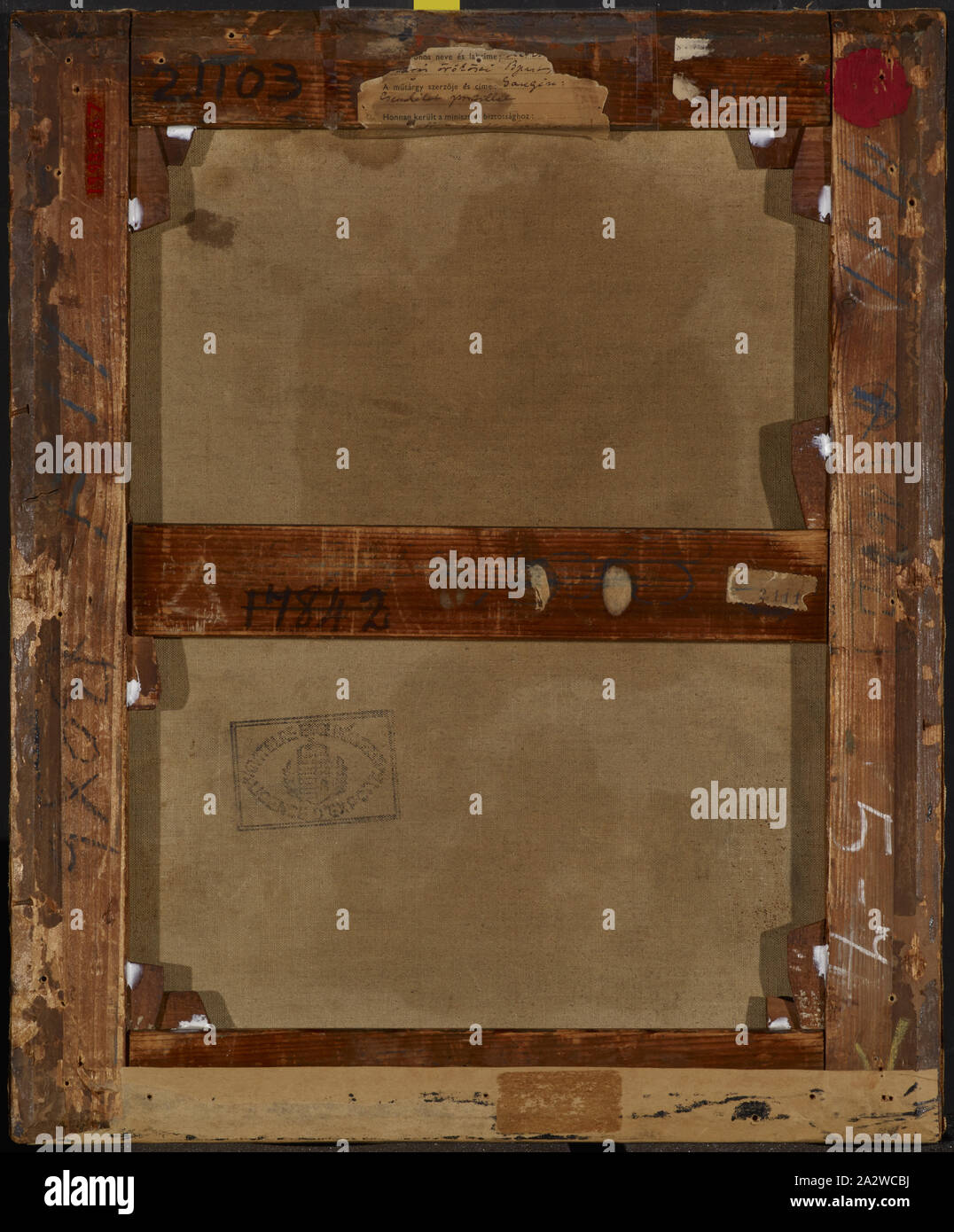 Noch immer leben mit Profil von Laval, Paul Gauguin (Französisch, 1848-1903), 1886, Öl auf Leinwand, 18-1/8 x 15 in. (Canvas) 26 x 22-3/4 x 2-1/4 in. (Gerahmt, verglaste), signiert und datiert, in der blauen Farbe, unten links: P Gauguin 86, europäische Malerei und Skulptur 1800-1945 Stockfoto