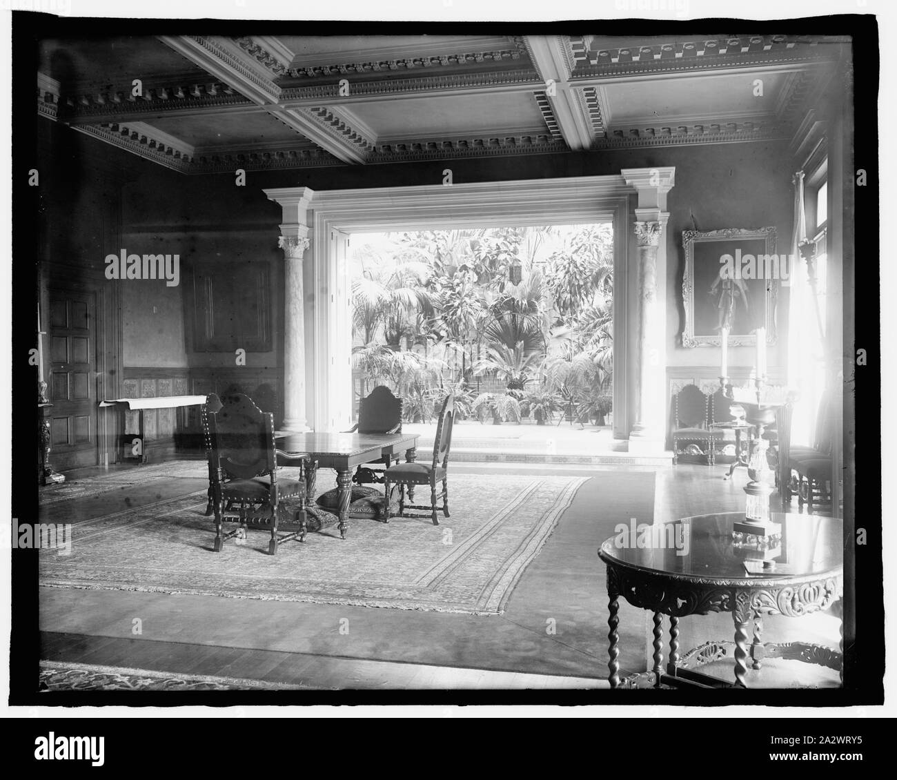 Aufenthalt von Breckenridge Lange (Inneres), 2829 16th Street, N.W., Washington, D.C. Stockfoto