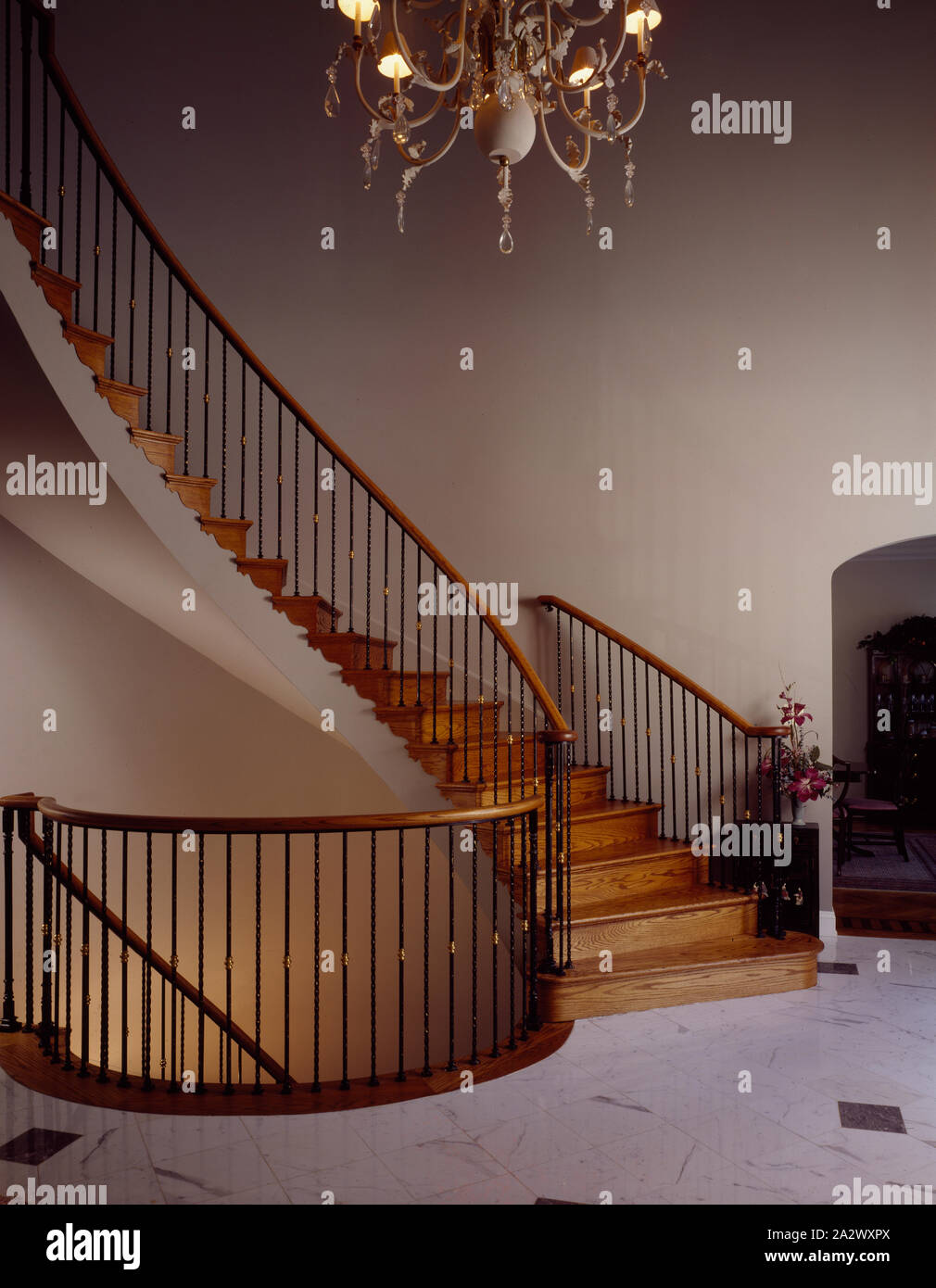 Wohn-Treppe Stockfoto