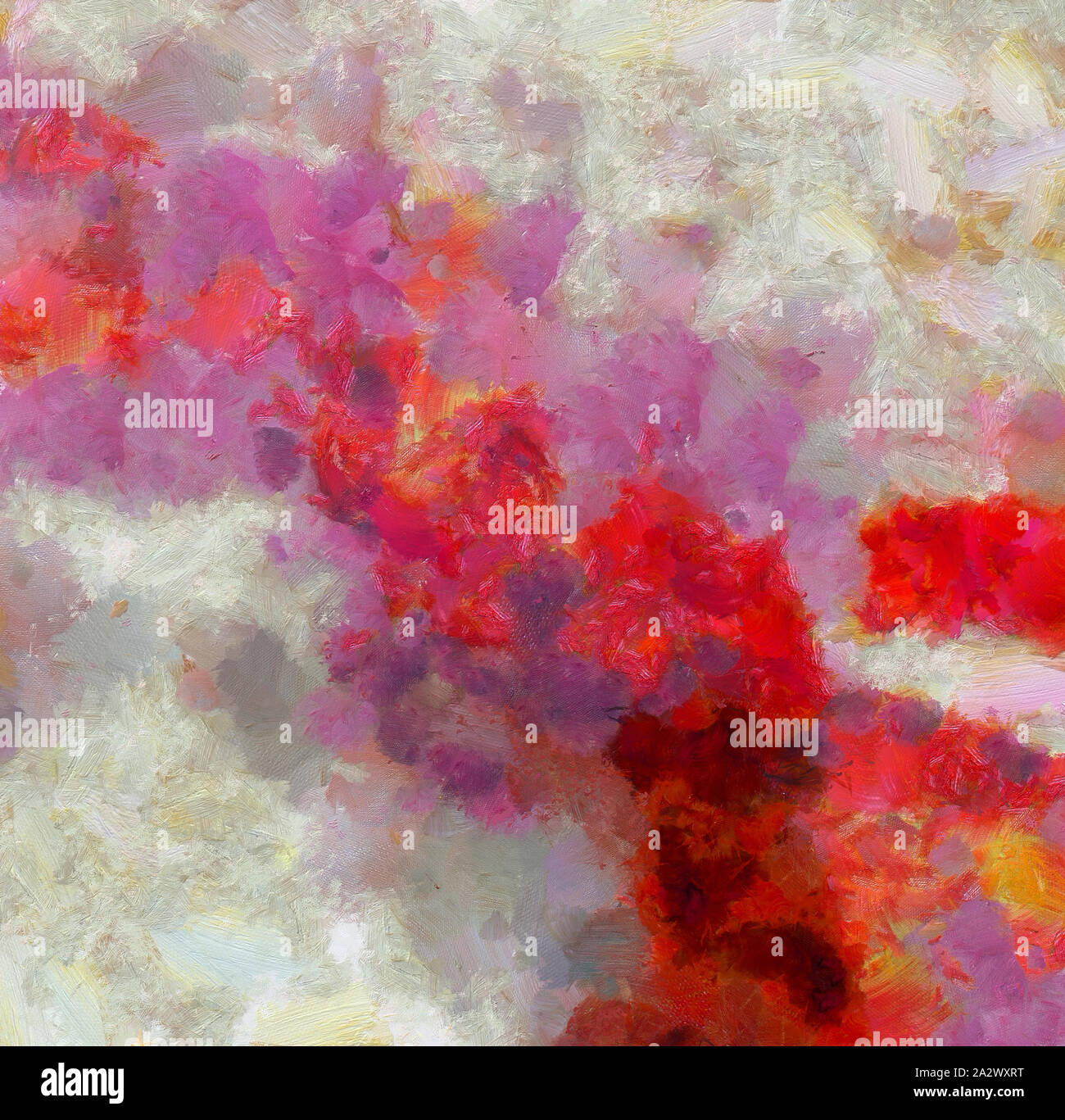 Verwitterte abstract grunge Textur. Hintergrund mit Pinselstriche und spritzt. Muster mit schmutzigen und Blots Elemente. Retro öl Stil. Einfache closeup Stockfoto