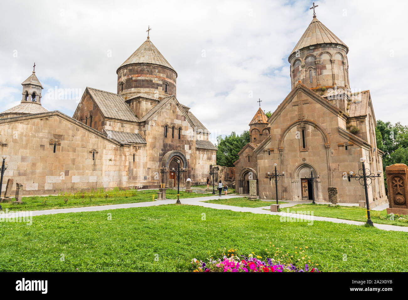 Armenien. Tsakhkadzor. August 15, 2018. Ein 11 C. in der mittelalterlichen Klosteranlage. Saint Grigor und Katoghike Kirchen am Kecharis Kloster. Stockfoto