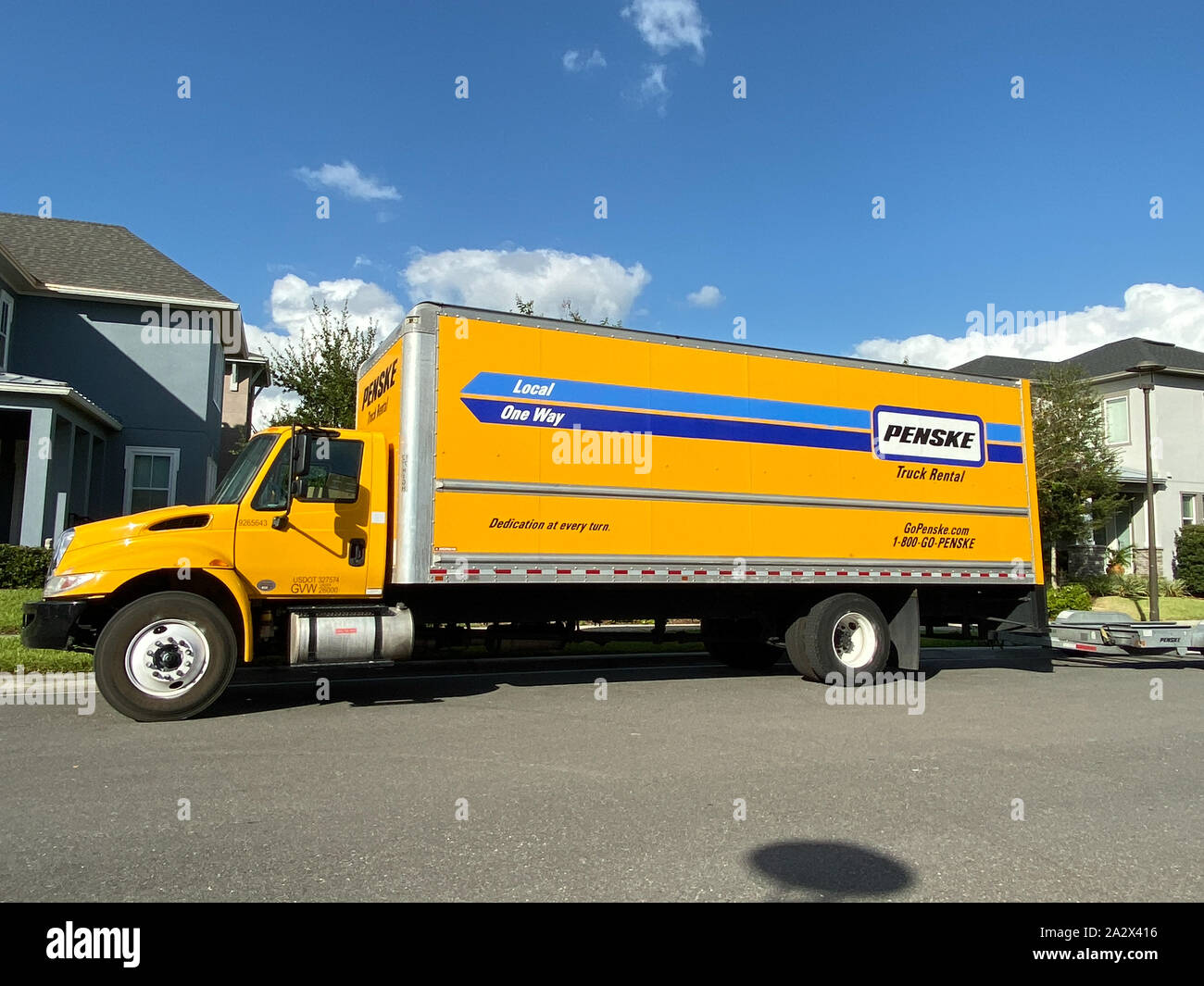 Penske Rental Truck Stockfotos Und Bilder Kaufen Alamy