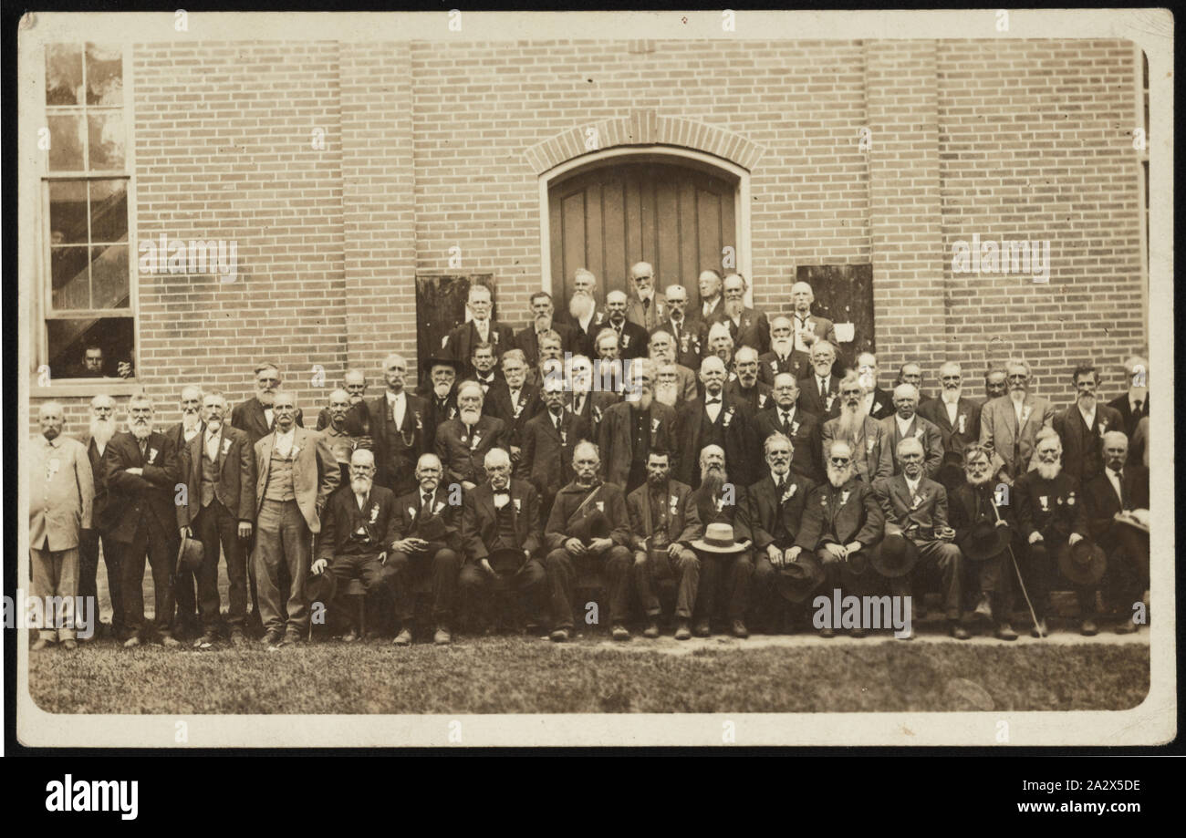 Wiedervereinigung der Confederate Veterans, Franklin, West Virginia Stockfoto