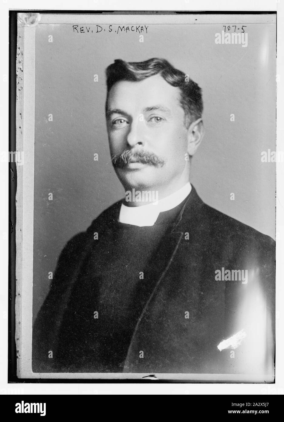 Rev.D.S. MacKay, Porträt Stockfoto
