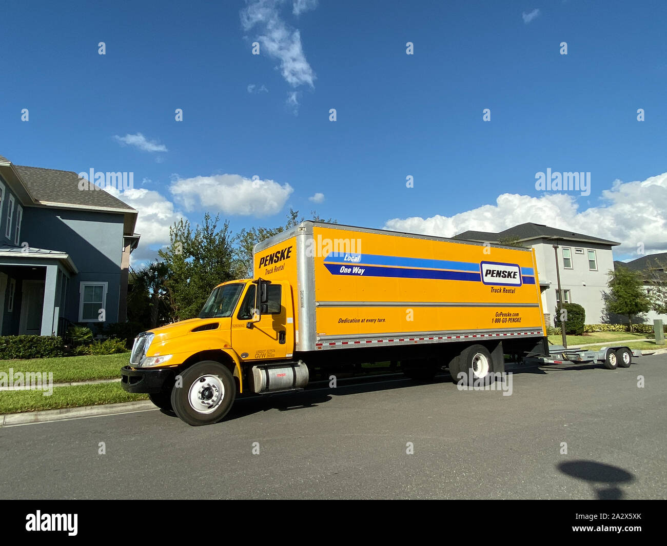 Penske Rental Truck Stockfotos Und Bilder Kaufen Alamy