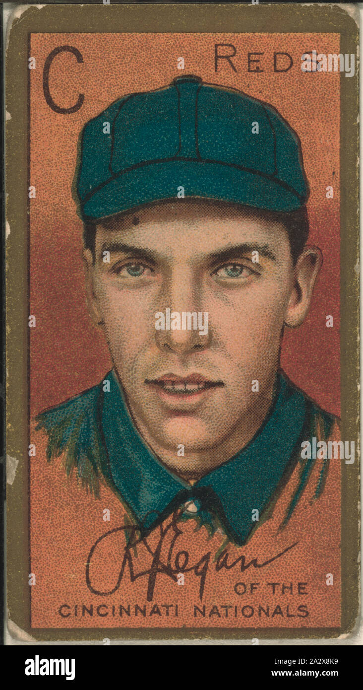 Richard J. Egan, Cincinnati Reds, Baseball card Portrait Stockfoto