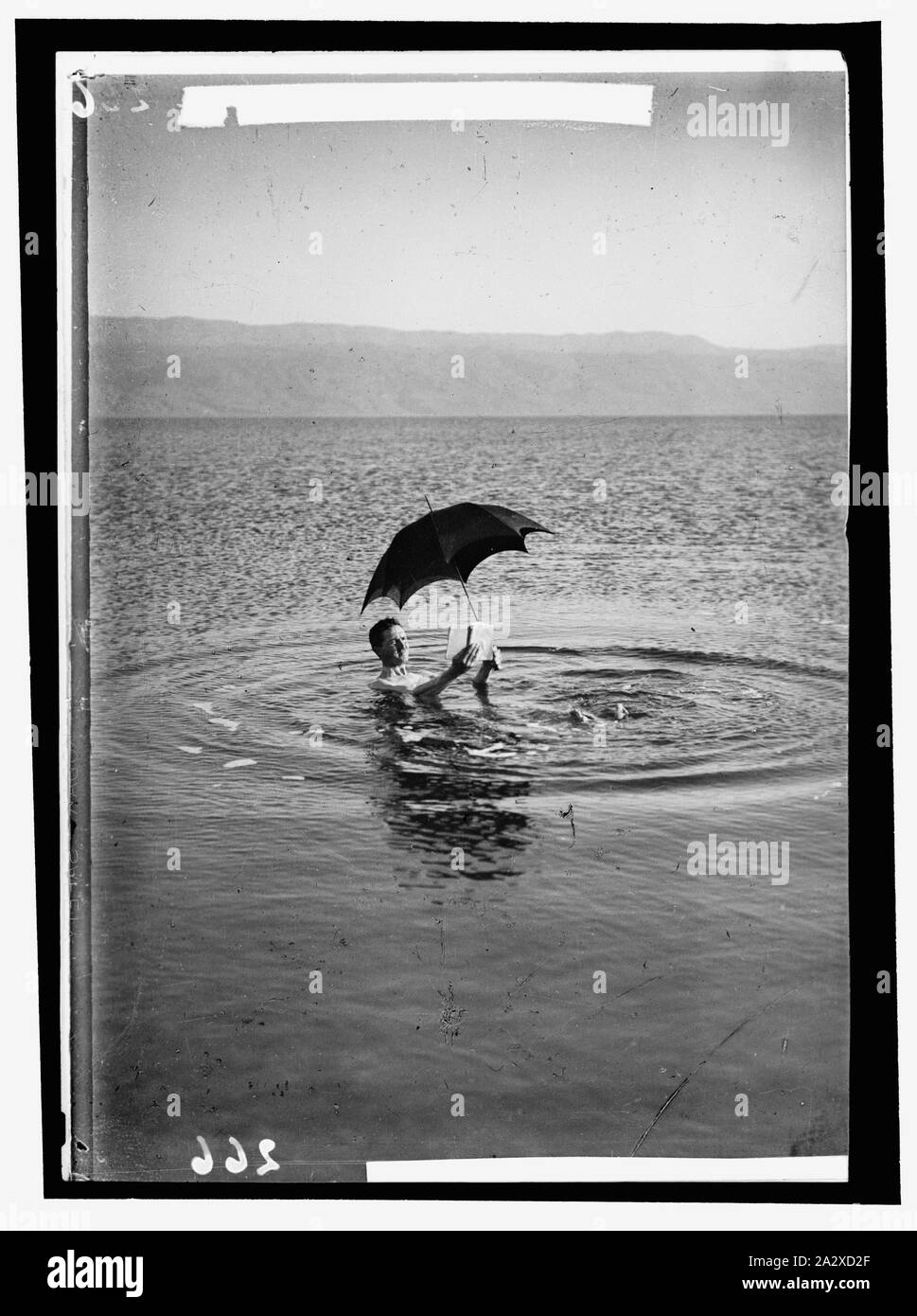 Straße nach Jericho, Jordanien, etc. im Toten Meer Stockfoto