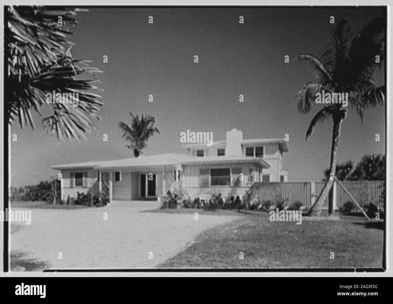 Robert Scott, Residence in Vero Beach, Florida. Stockfoto