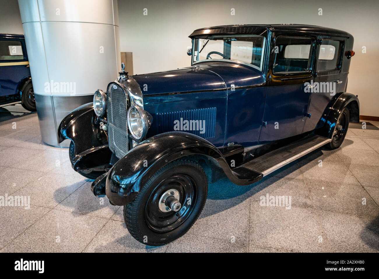 Moskau, Russland - 27. MAI 2019: Delahaye Oldtimer 1929 an die kostenlose Ausstellung im Flughafen Moskau Domodedovo Stockfoto