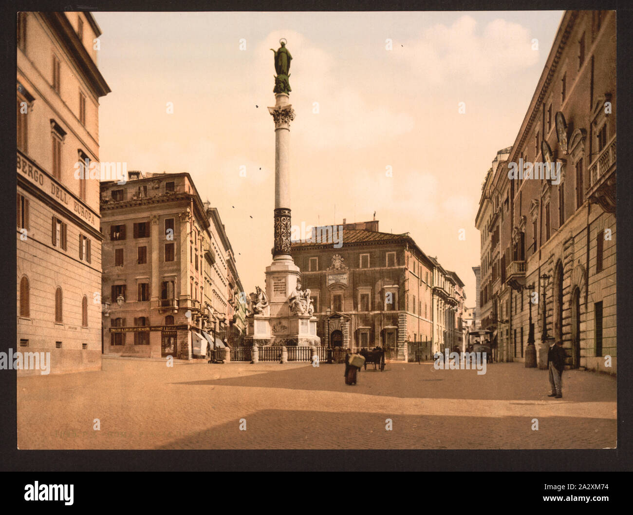 Roma, Piazza di Spagna, Italien; Stockfoto