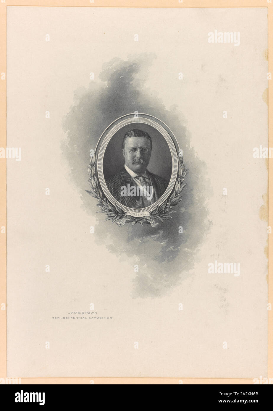 Roosevelt - Jamestown TER-Centennial Exhibition Stockfoto