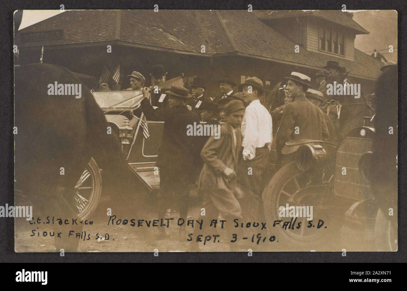 Roosevelt Tag in Sioux Falls S.D., Sept. 3 - 1910 Stockfoto