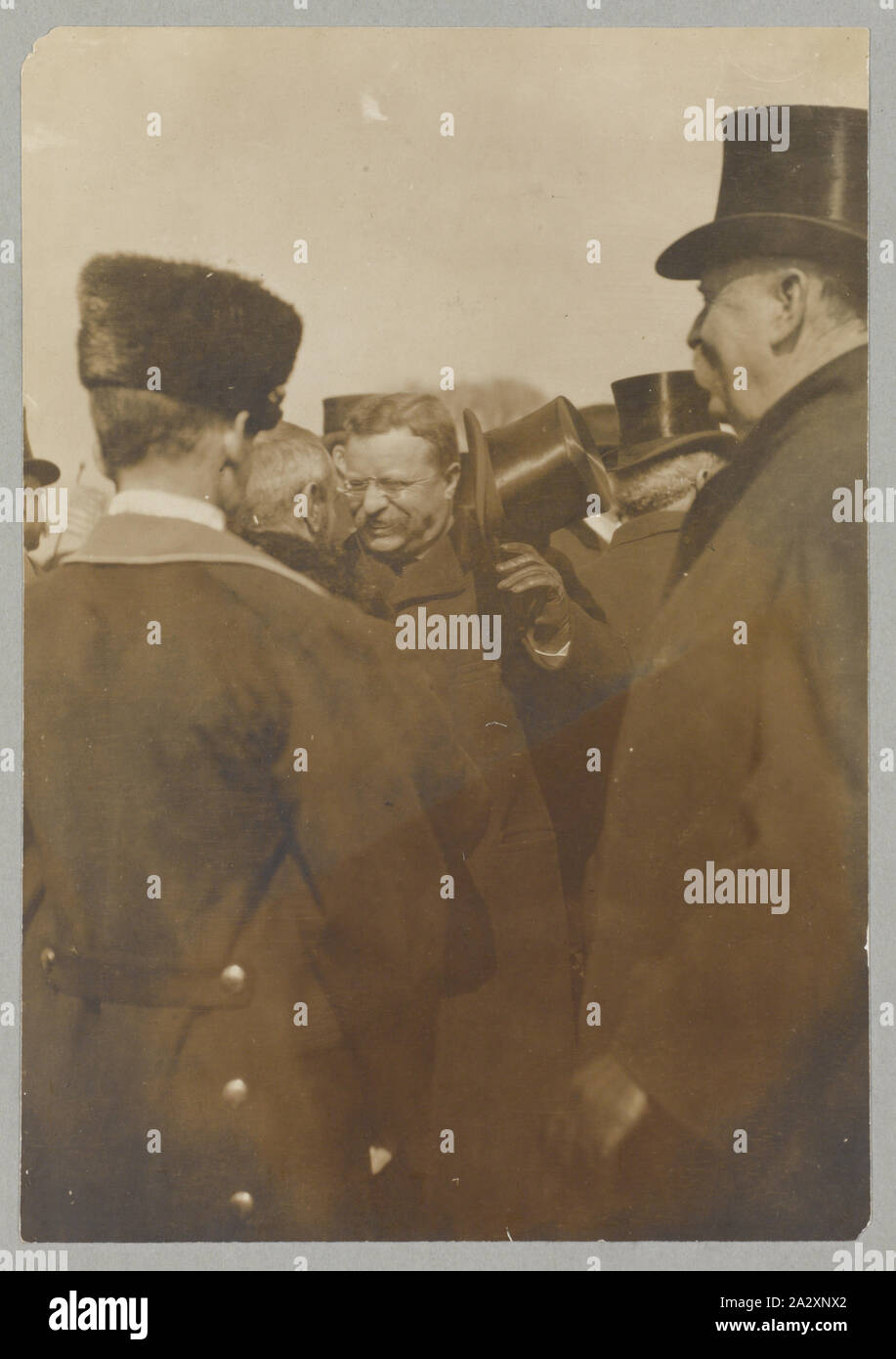 Roosevelt, die Glückwünsche von Diplomaten Stockfoto