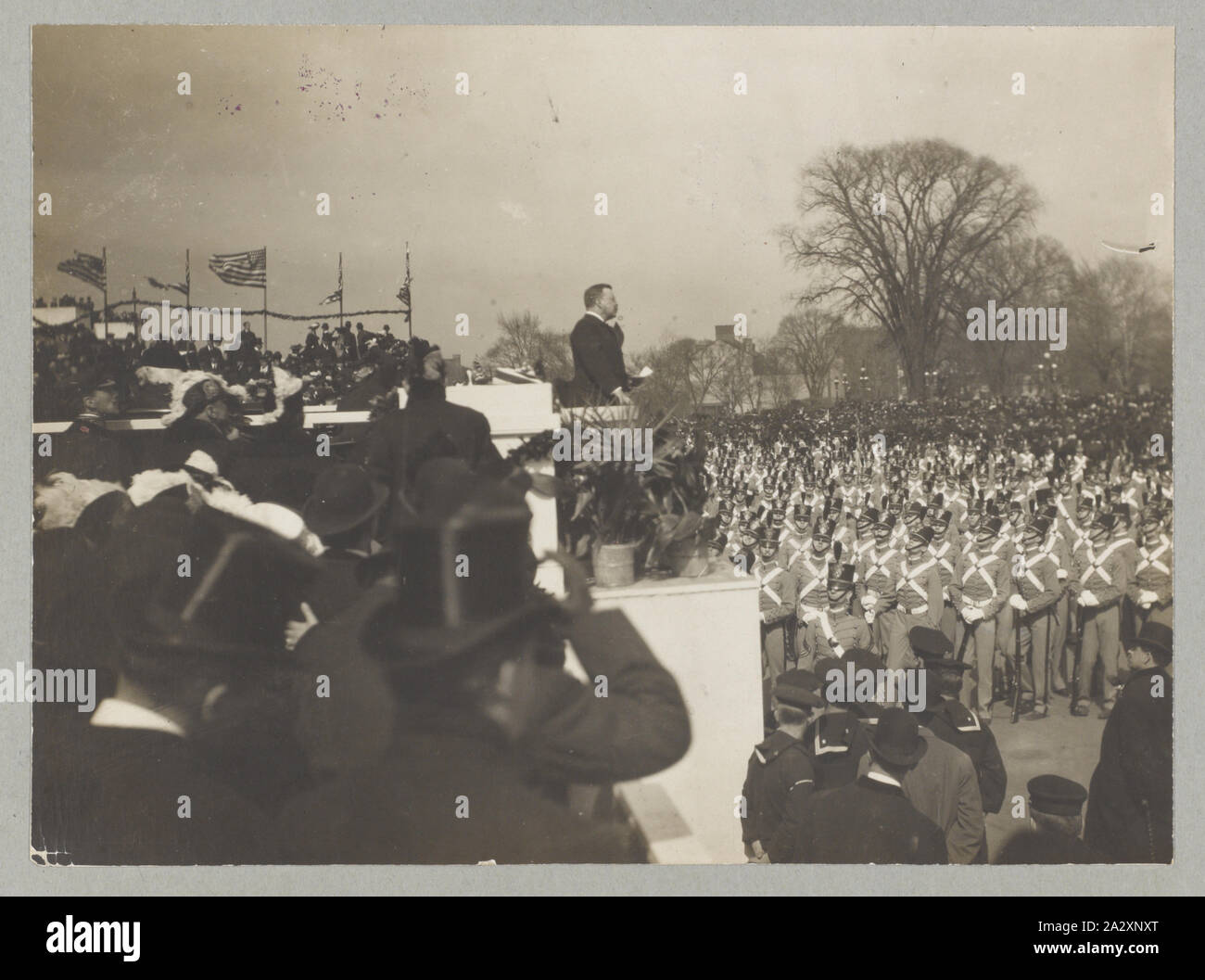 Roosevelt sprechen Stockfoto