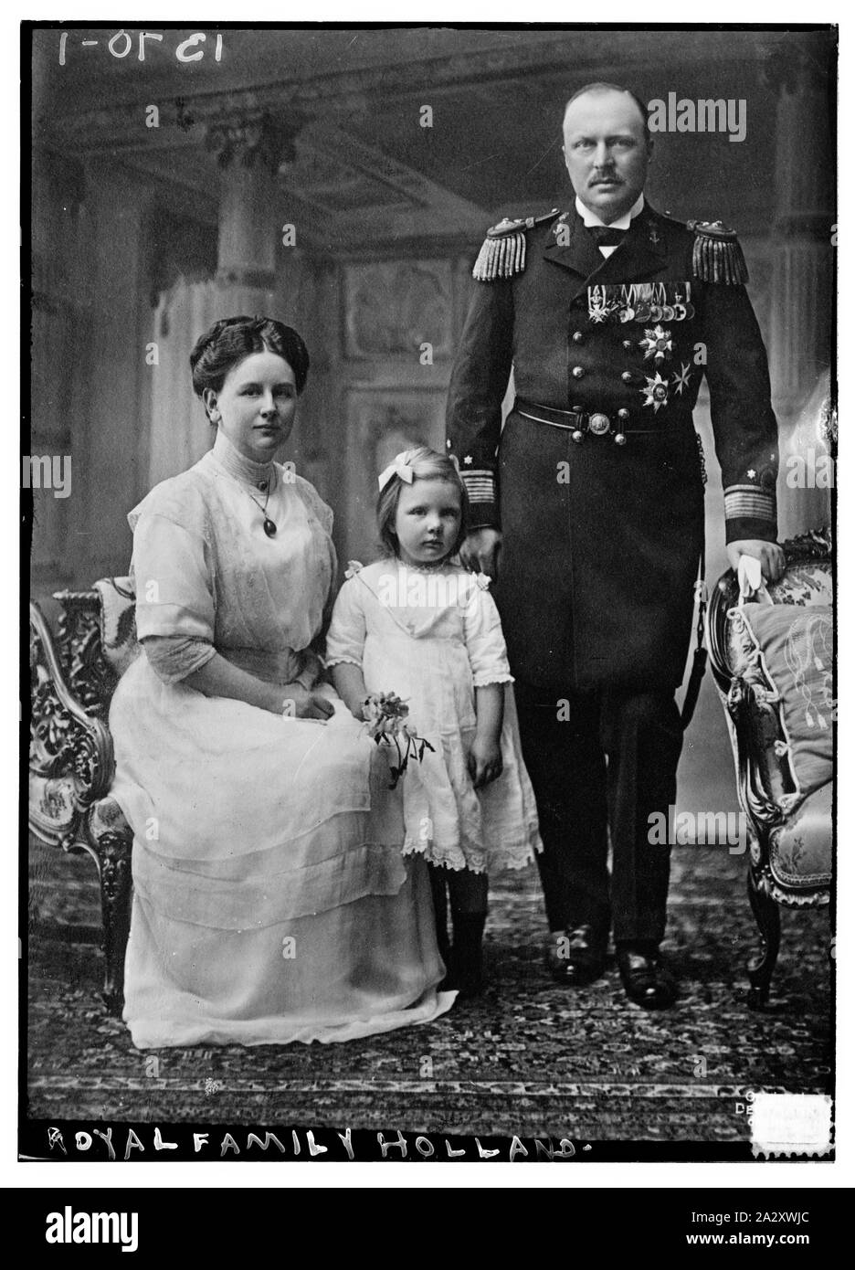 Königliche Familie Holland Stockfoto