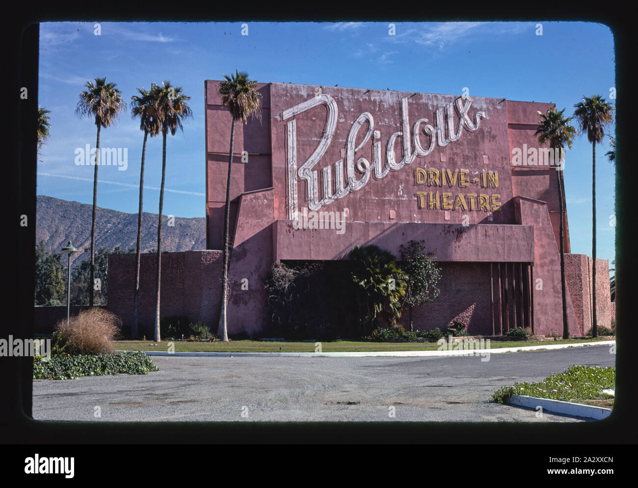 Rubidoux Antrieb - im Theater, Mission Boulevard, Rubidoux, Kalifornien Stockfoto