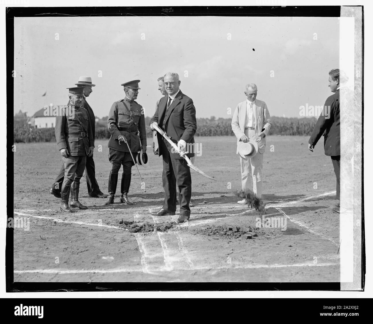 Rudolph Spatenstich für Anacostia Park, 8/2/23. Stockfoto