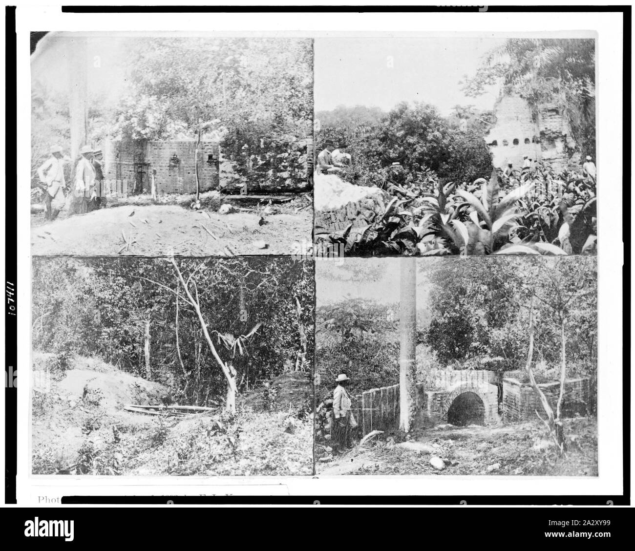 Ruinen von Fort Santo Tomas, der erste fort im Innenraum von San Domingo, gebaut von Columbus Stockfoto