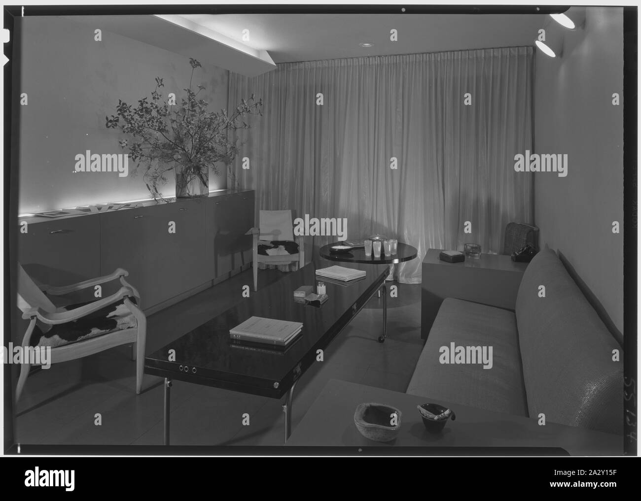 Russel Wright, Residence und Business bei 221E. 48th St., New York City. Stockfoto