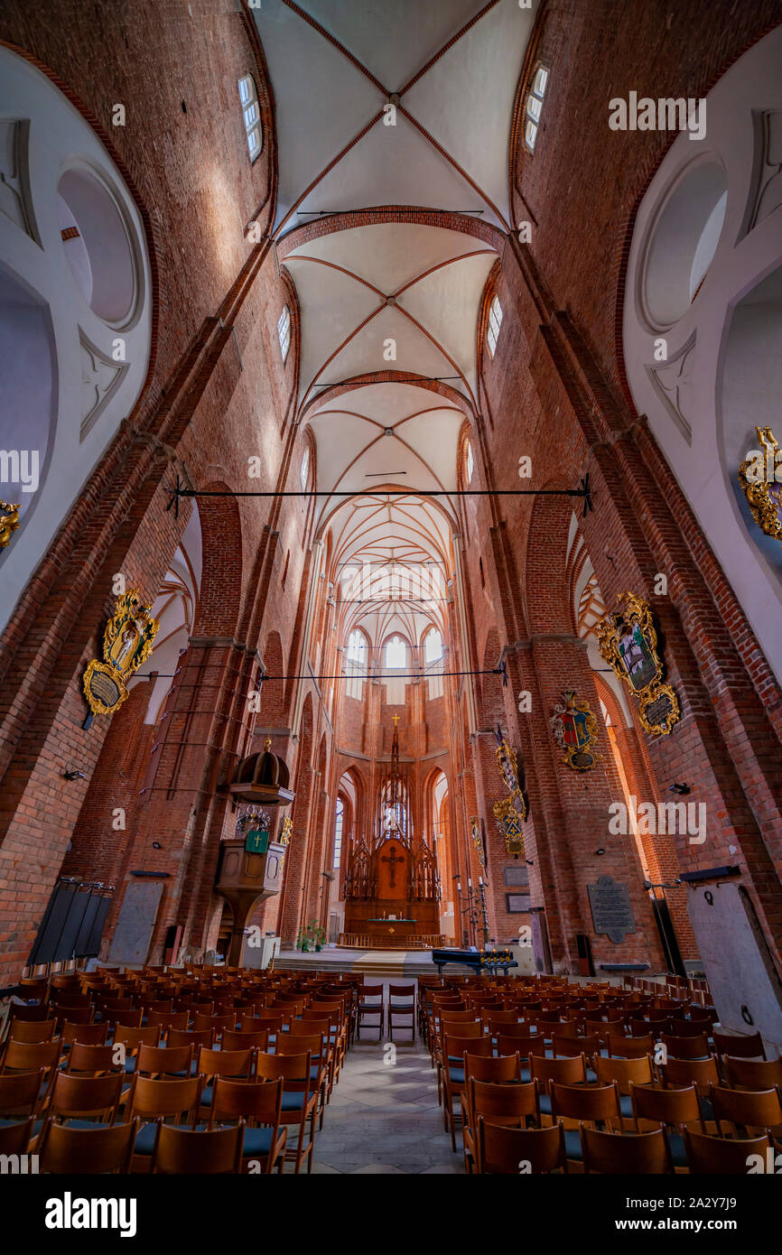 In St Peter's Church Riga, Lettland. Stockfoto