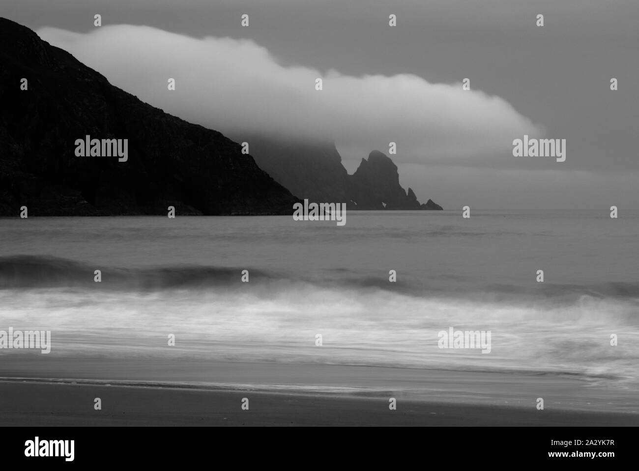 Cape Wrath Landspitze und Kearvaig Beach, North West Schottland Stockfoto