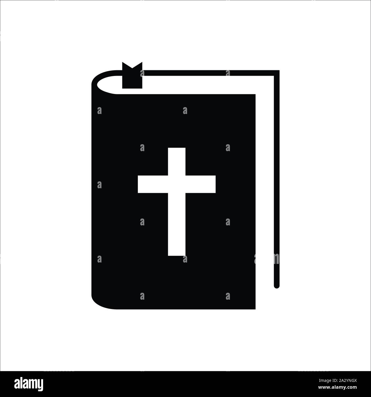 Bibel, Kirche und Religion Kreuz Symbol Vektor für Grafik Design, Logo, Website, Social Media, Mobile App, ui Abbildung Stock Vektor