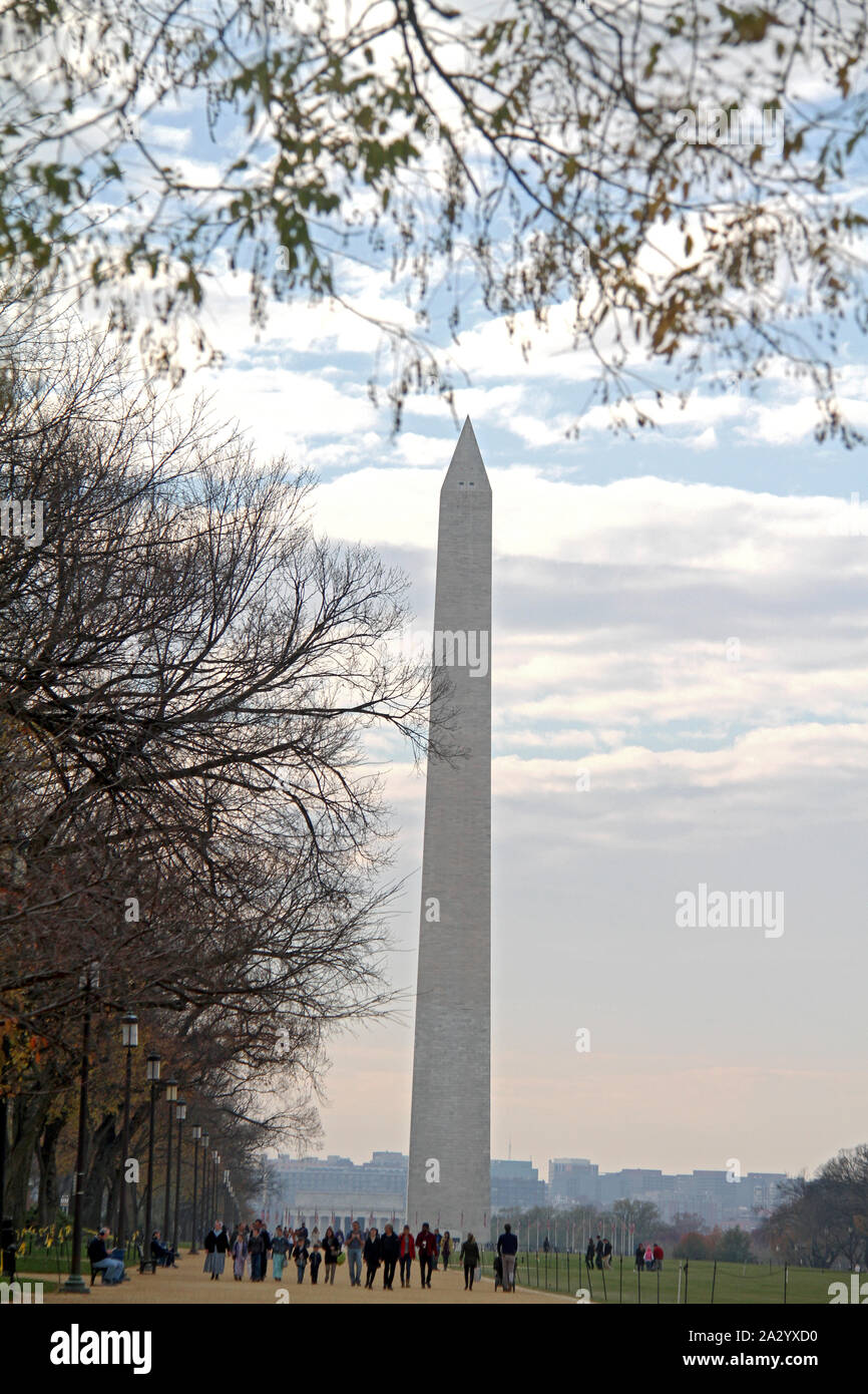 Das Washington Monument in Washington DC, USA Stockfoto