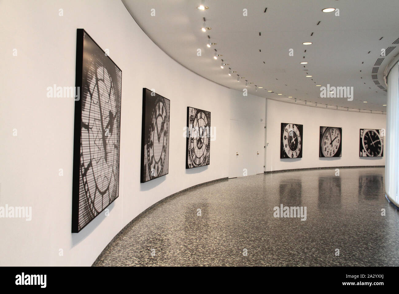Ausstellung in der Galerie des Hirshhorn Museum in Washington D.C., USA Stockfoto