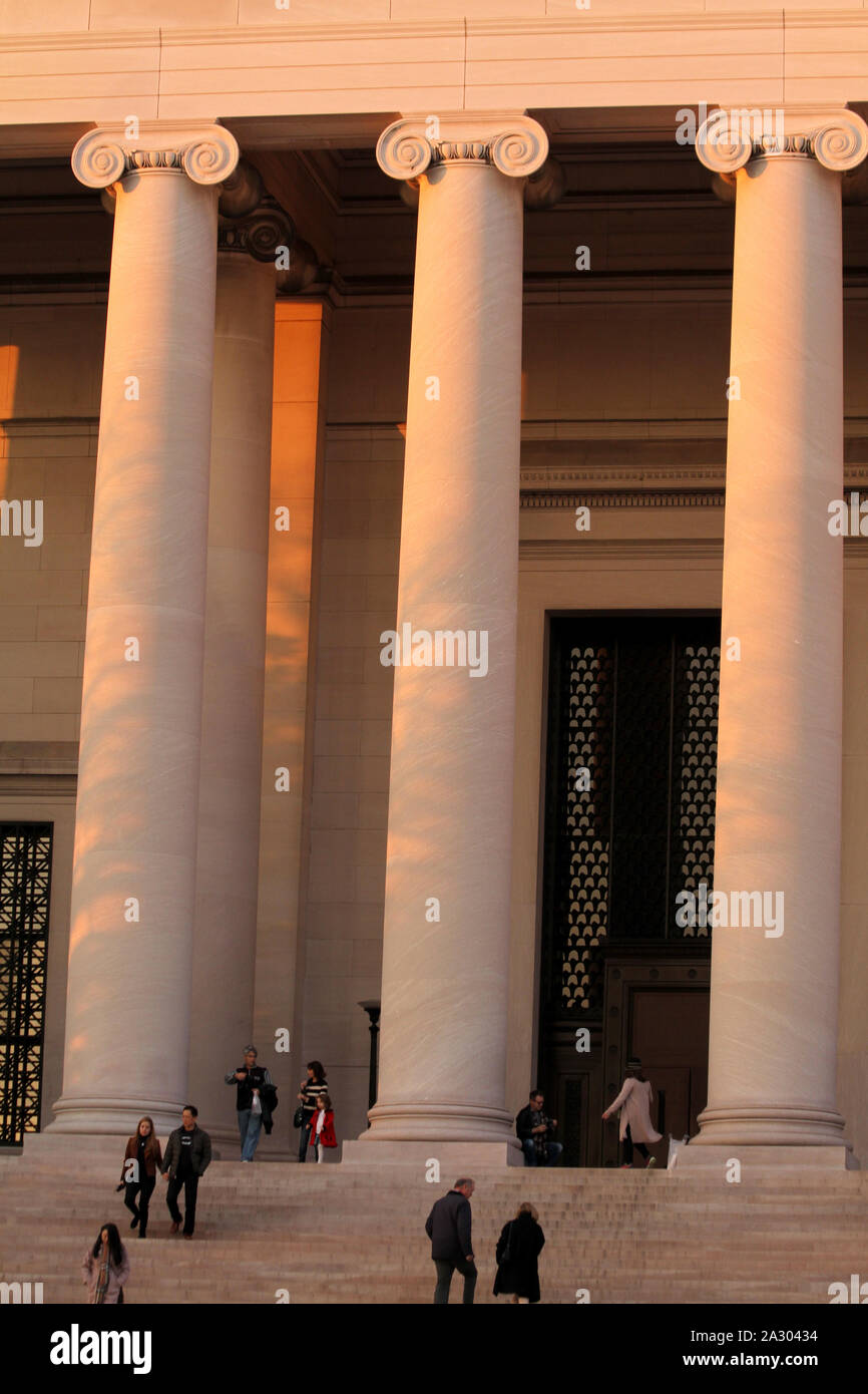 Die Südwand des Westens Gebäude der National Gallery in Washington DC, USA Stockfoto