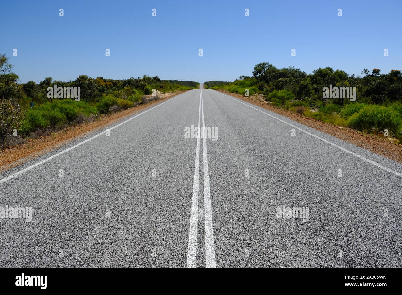 Australien North West Coastal Highway Panoramaaussicht Stockfoto