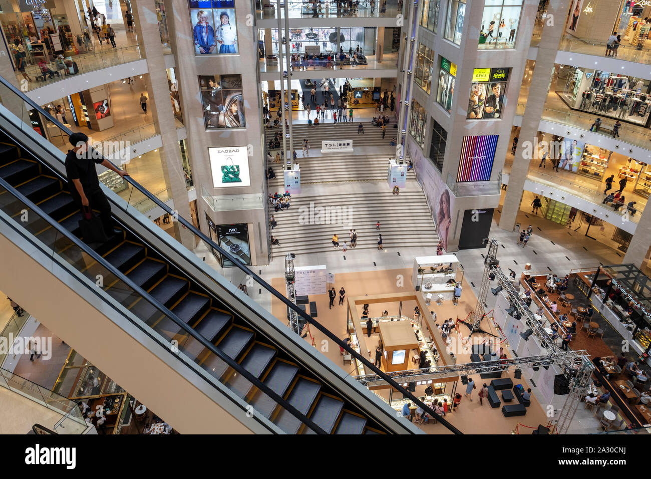 Kuala Lumpur Pavillon Shopping Mall Stockfoto