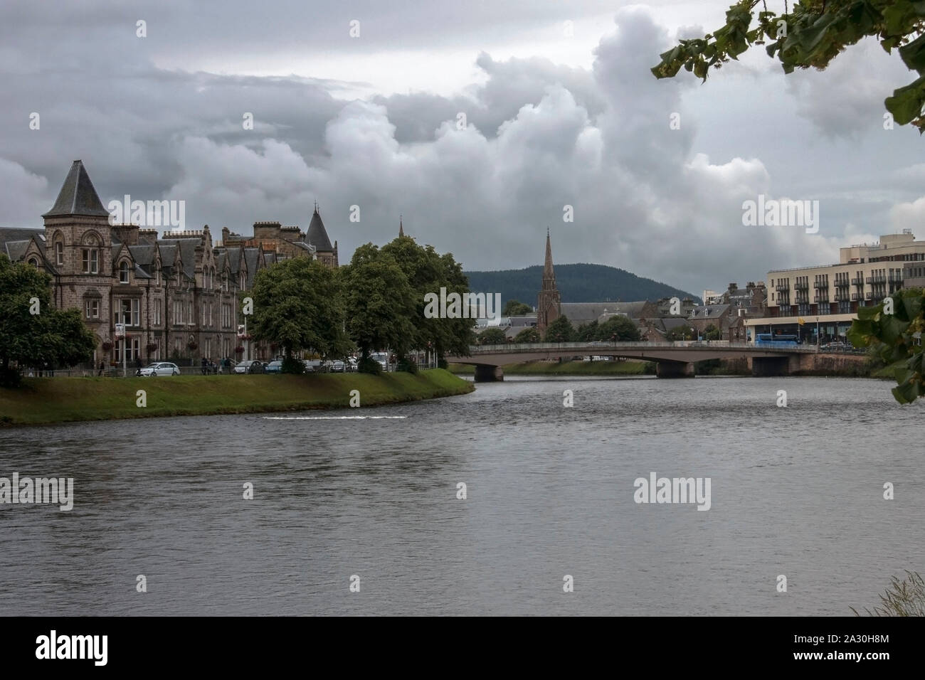 Inverness - alten Domstadt in den schottischen Highlands. Schottland, Großbritannien Stockfoto
