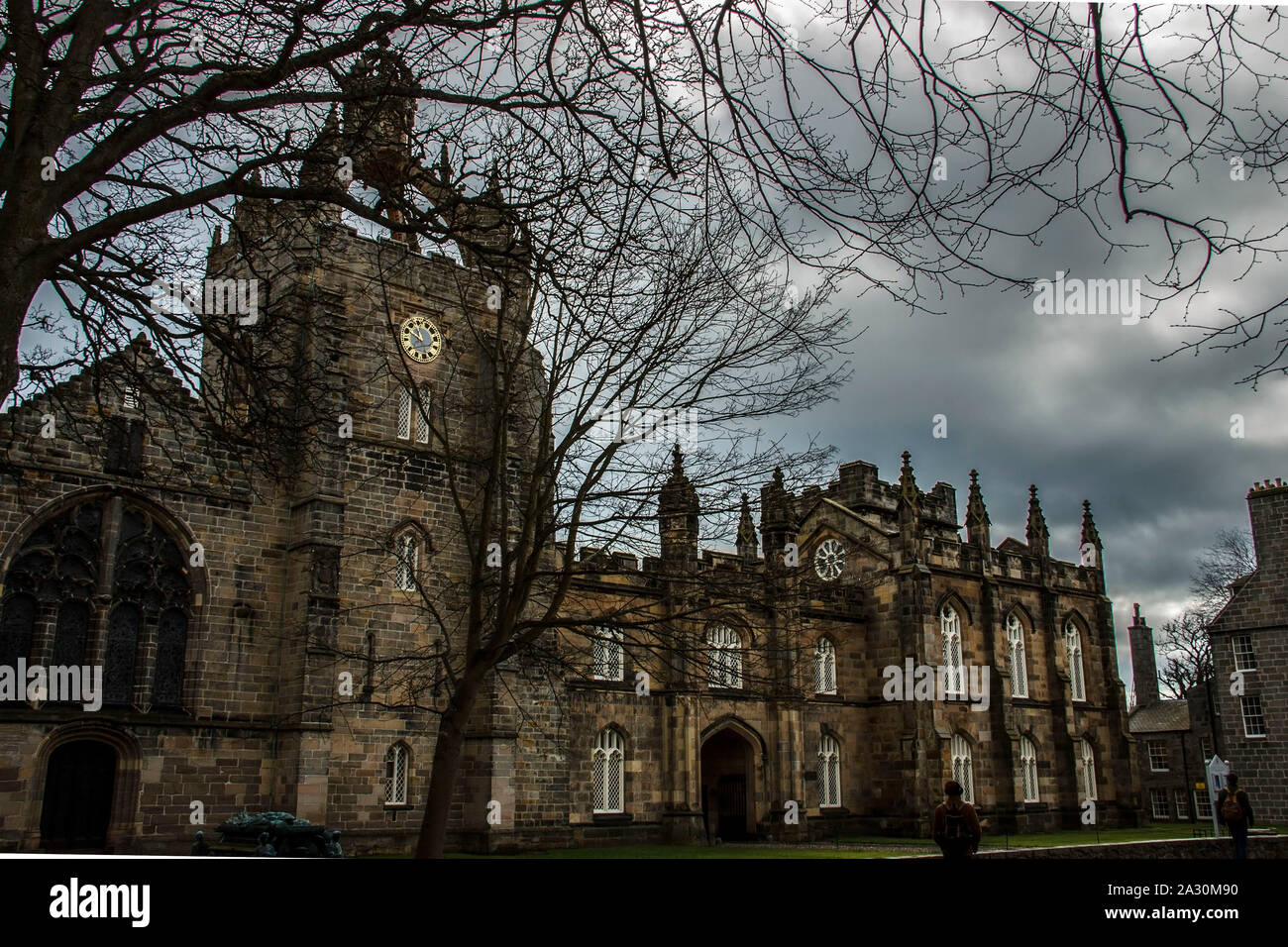King's College in Aberdeen, Schottland. Die Universität und das King's College in Aberdeen. Stockfoto