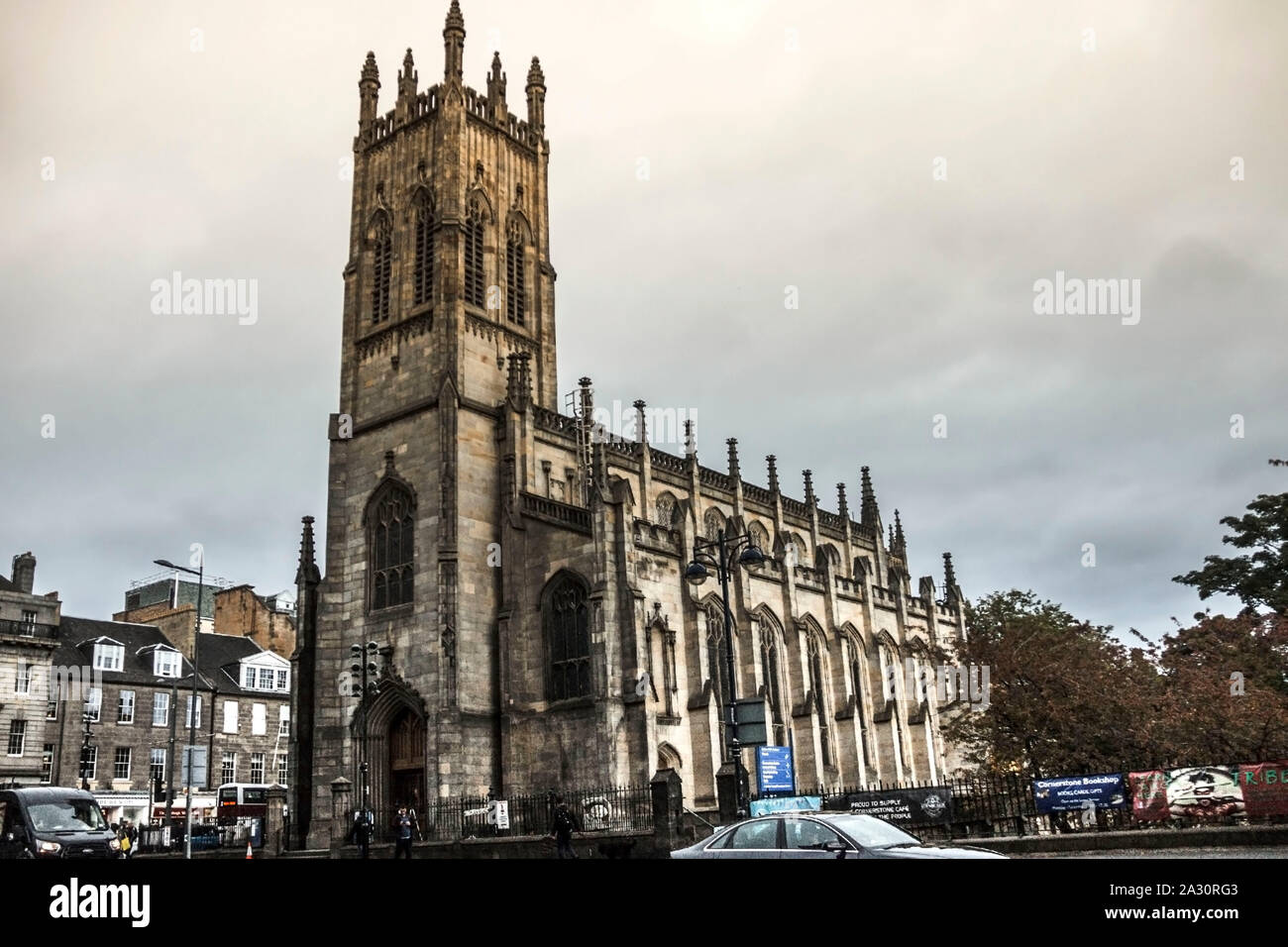 St. John's Church. Die Kirche des heiligen Johannes des Evangelisten. Edinburgh, Schottland, Großbritannien Stockfoto