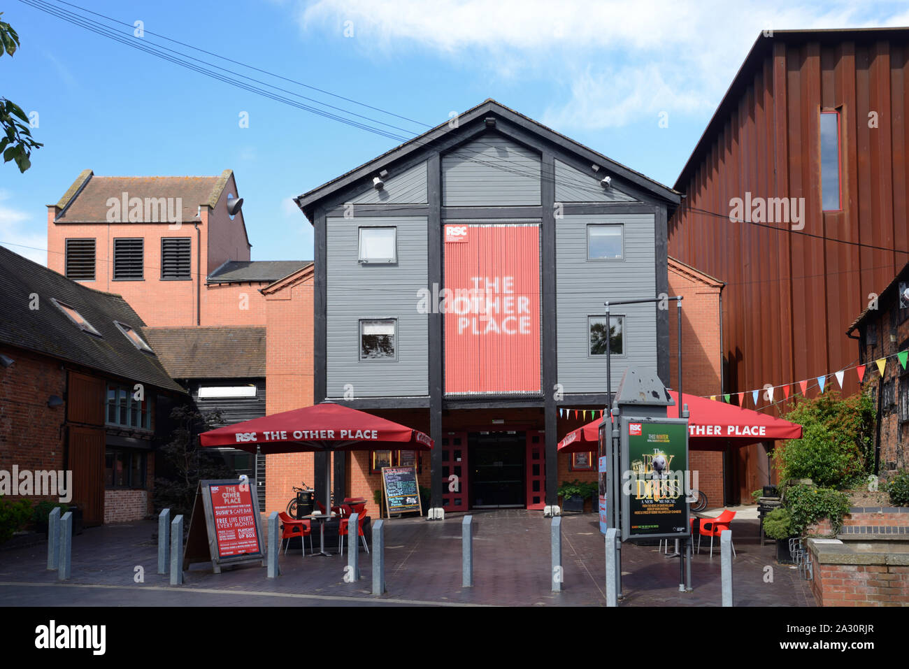 Der andere Ort, ein mit 200 Sitzplätzen Studio Theater, besessen und von der Royal Shakespeare Company in Stratford-upon-Avon Stockfoto