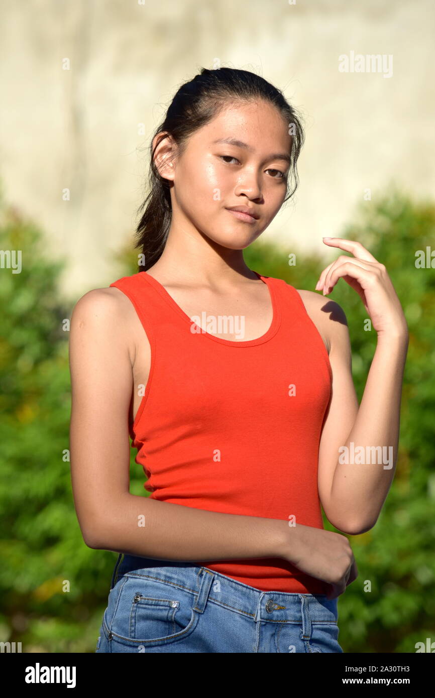 Ein schöner Minderheit Person Stockfoto