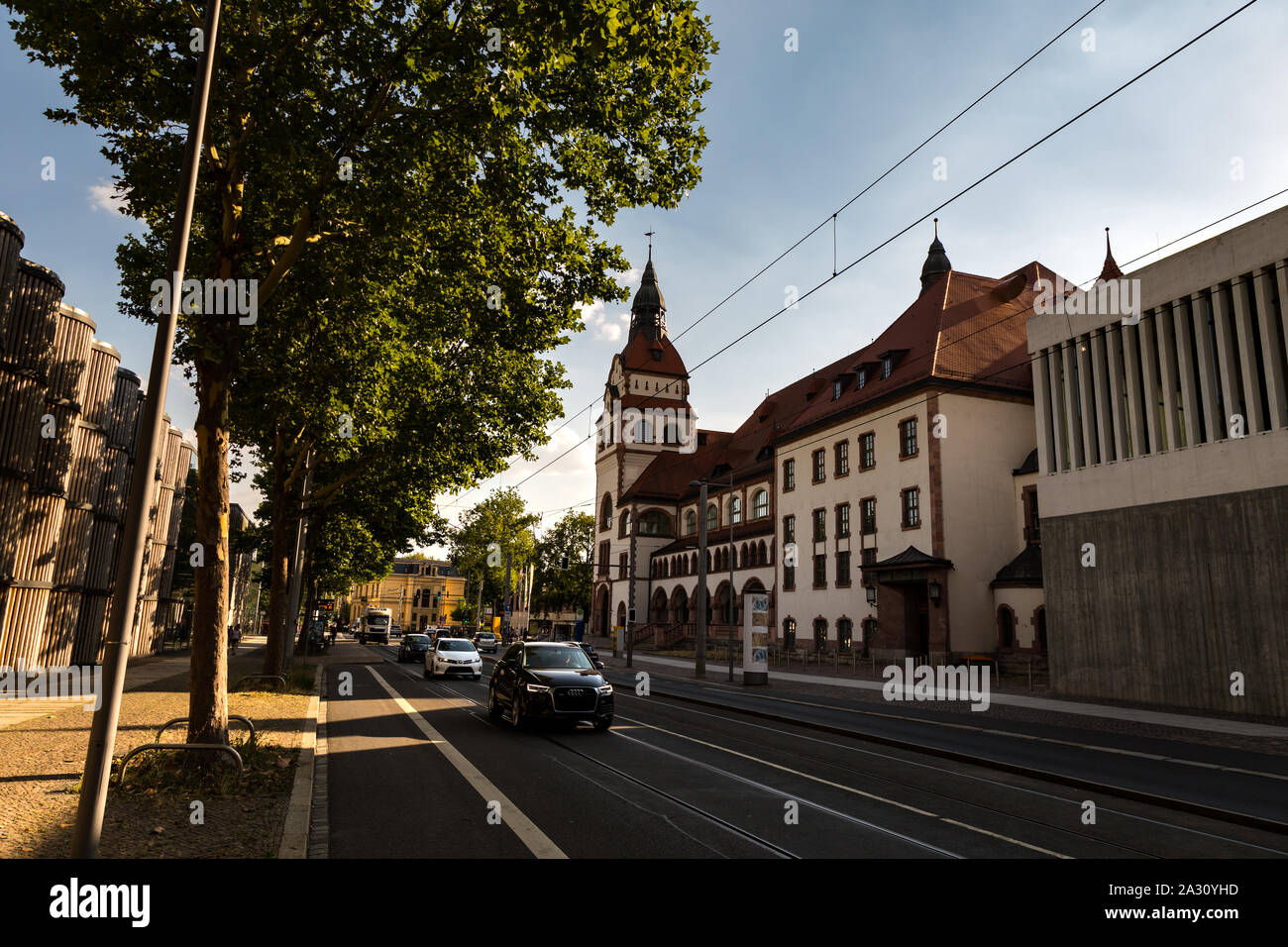 Die Stadt Leipzig Stockfoto