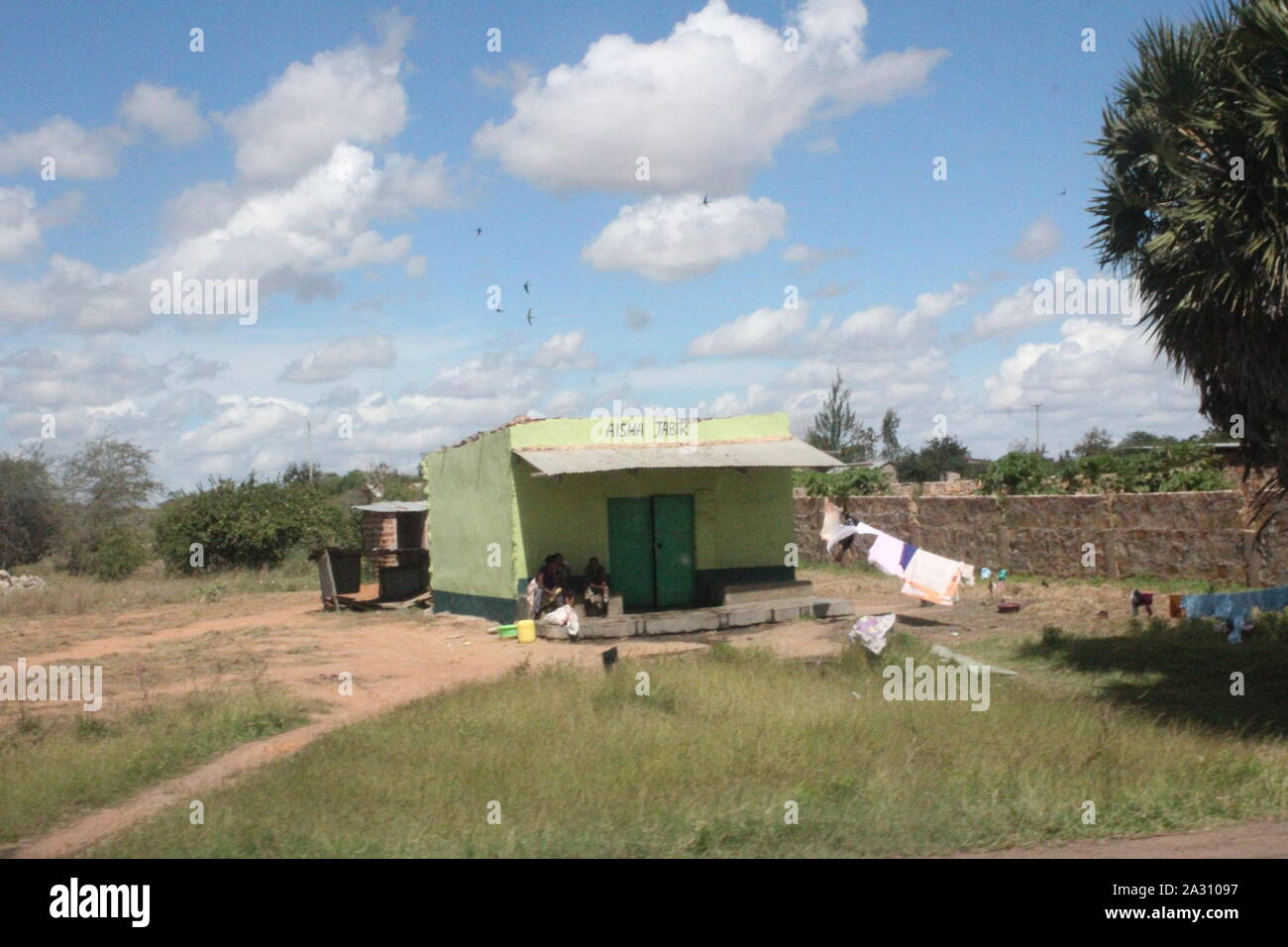 Mombasa in Kenia, Sommer 2015 (km 72): Mackinnon Road, östlichen Stadtrand Stockfoto