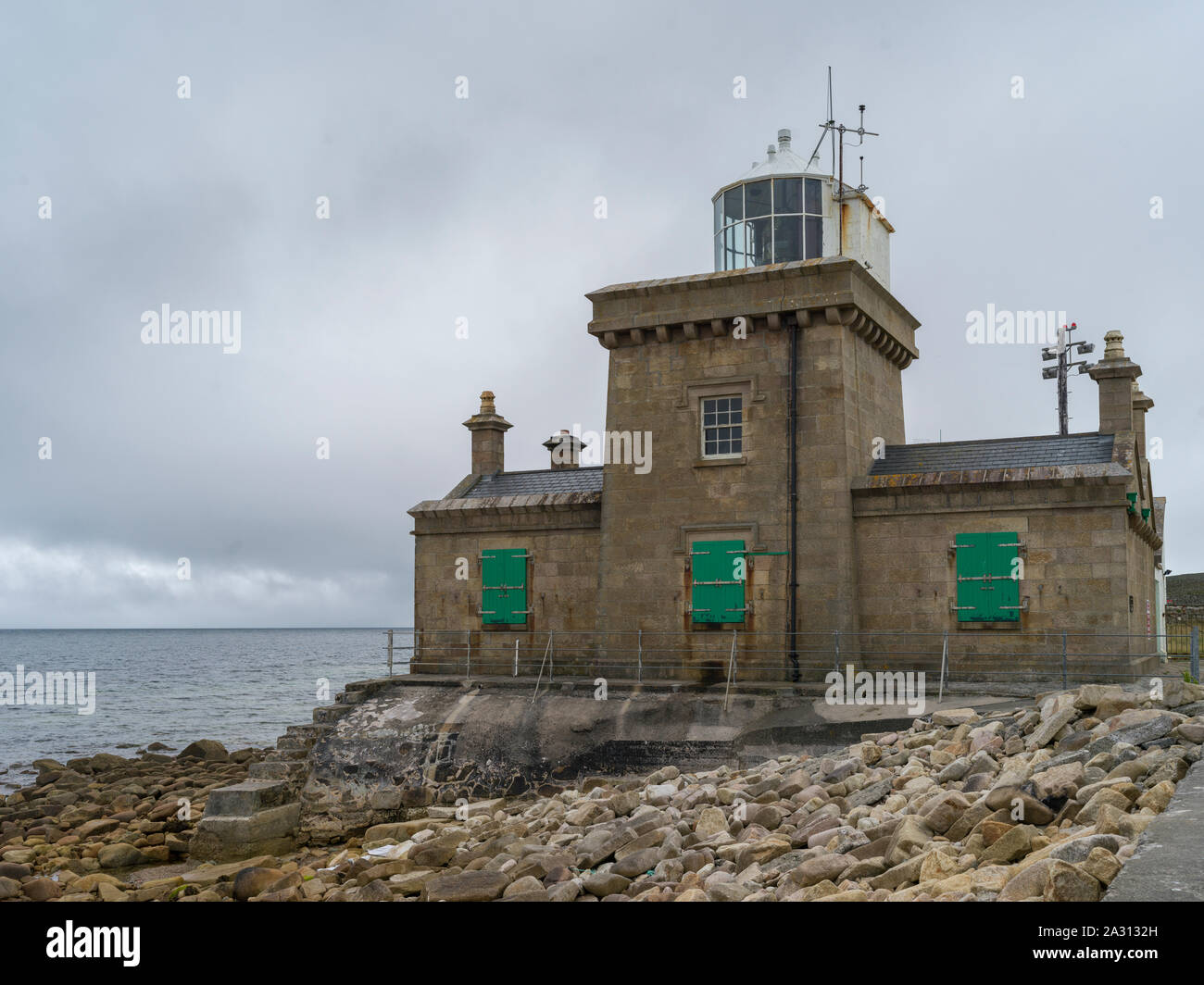 Blacksod Leuchtturm, Blacksod, Mullet Halbinsel, Erris, County Mayo, Republik von Irland Stockfoto