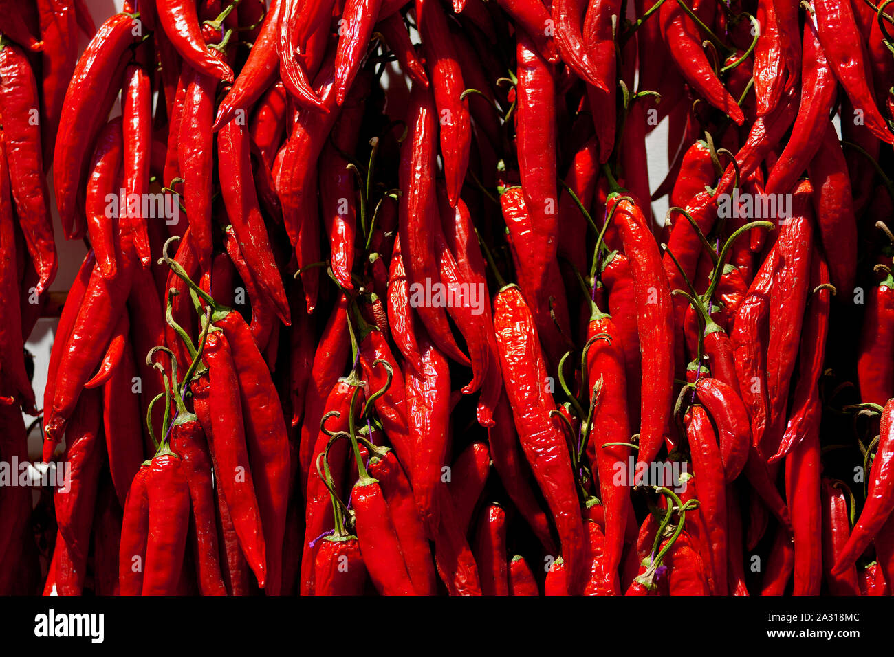 Pimentoes Stockfoto