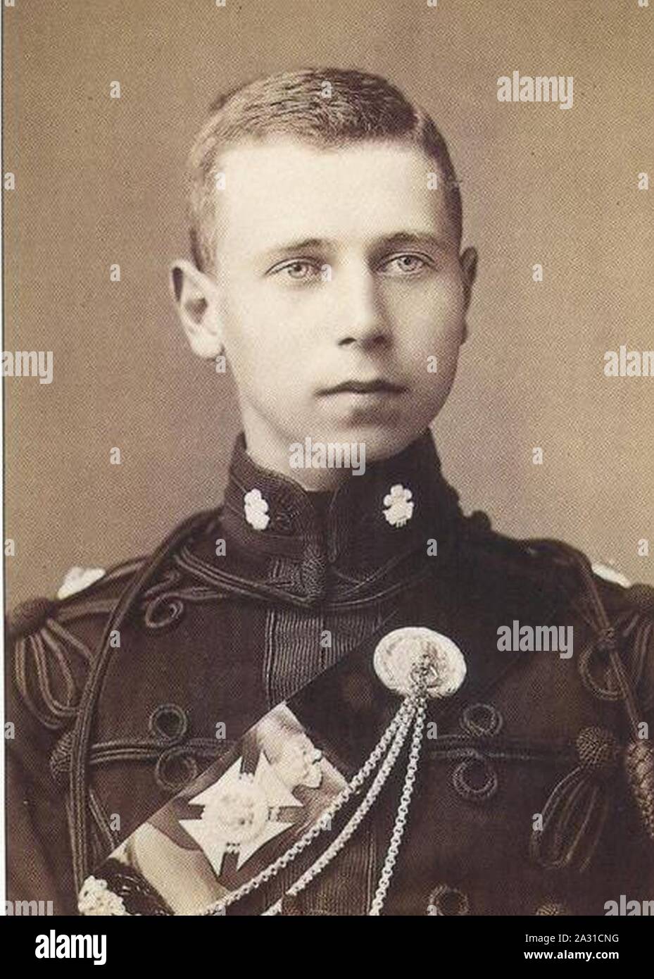 Erbprinz - Alfred-von-sachsen-coburg-Gotha. Stockfoto